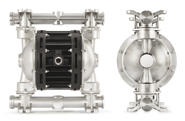 pompe a doppia membrana in metallo